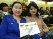 Выпускницы УрФУ - участницы собрания Монгольской Ассоциации выпускников УрФУ