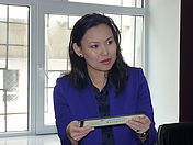 Начальник отдела международных отношений Министерства образования, науки, культуры и спорта Монголии Э. Энх Амгалан