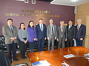 Участники встречи в Министерстве образования, науки, культуры и спорта в Монголии